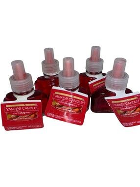 3 NEW Yankee Candle ScentPlug Refill Sparkling Cinnamon NWT Air Freshener